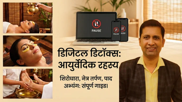Ayurvedic Digital Detox: Shirodhara, Netra Tarpan & Padabhyanga for Screen Fatigue