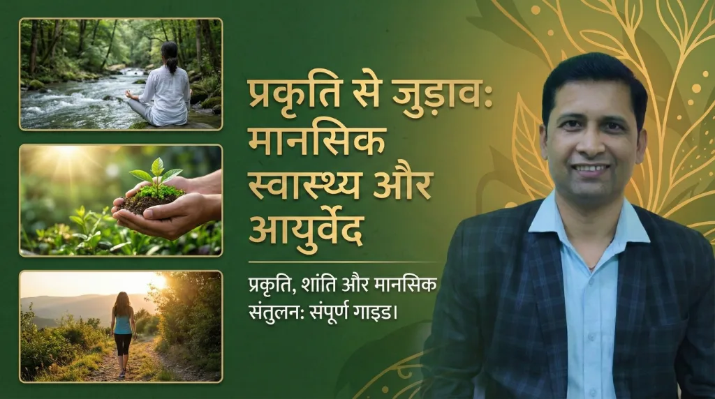 Connecting with Nature for Mental Health: An Ayurvedic Approach